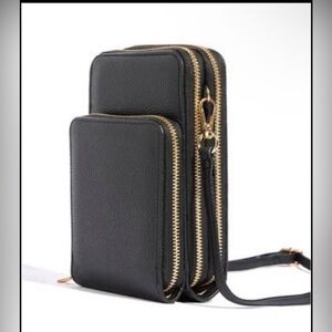NEW: Black Leather Women’s Crossbag